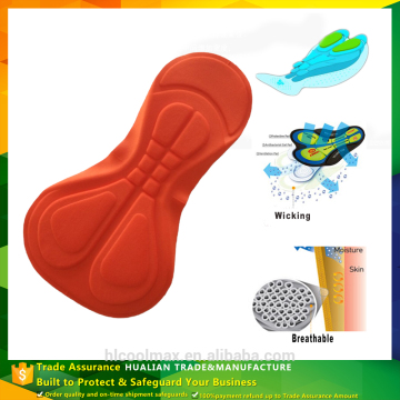 Comfortable 3D coolmax cycling pad