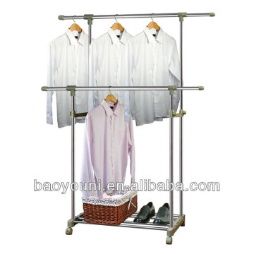 BAOYOUNI clothes hanger stand clothes iron stand folding clothes stand 0056B