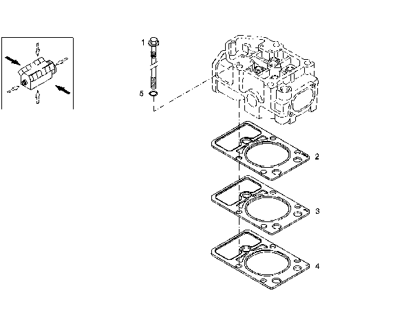 Deutz Diesel Engine Spare Parts BFM1015 Cylinder Head Gasket 0426 4005