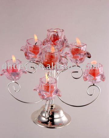 wrought iron candle holder