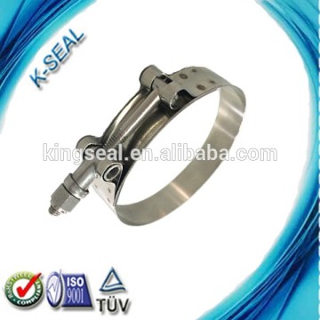 Stainless Steel T Bolt pipe clamp fittings