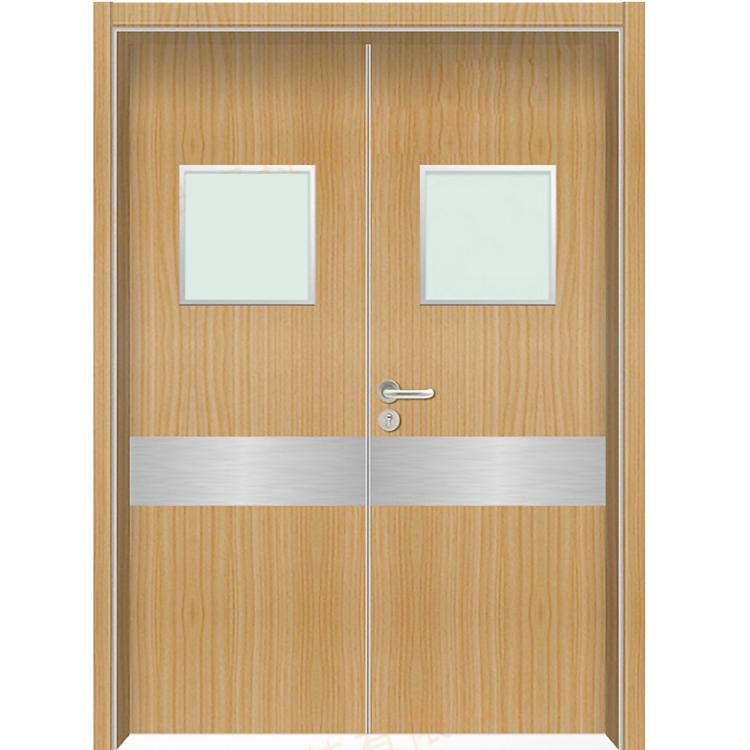 modern designer front interior wooden hospital main glass doors soild double wood door entry