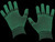 Magic Glow gloves with logo accept