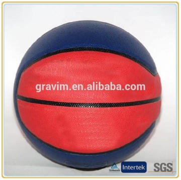 Blue & red basketballs