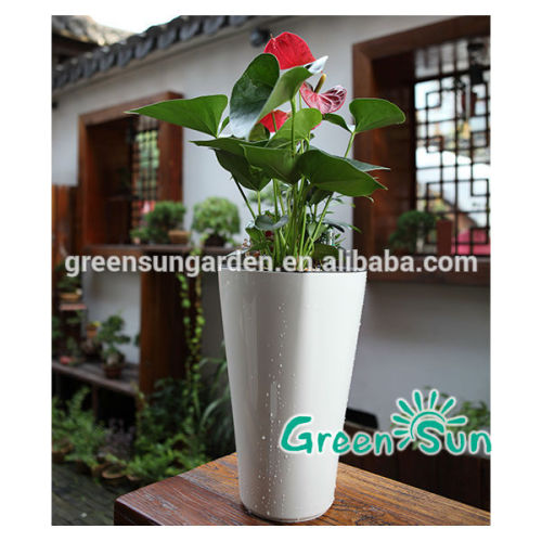 backyard farming self-watering planter,Elegant interior landscaping planter,plastic plant pot, ,durable plant pots