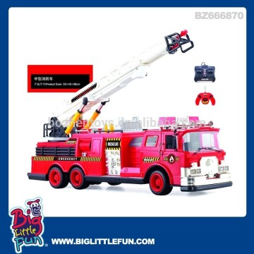 Sliding fire truck toy