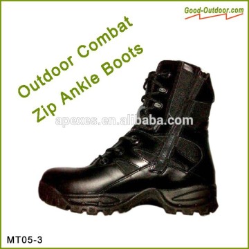 Outdoor Combat Zip Ankle Boots