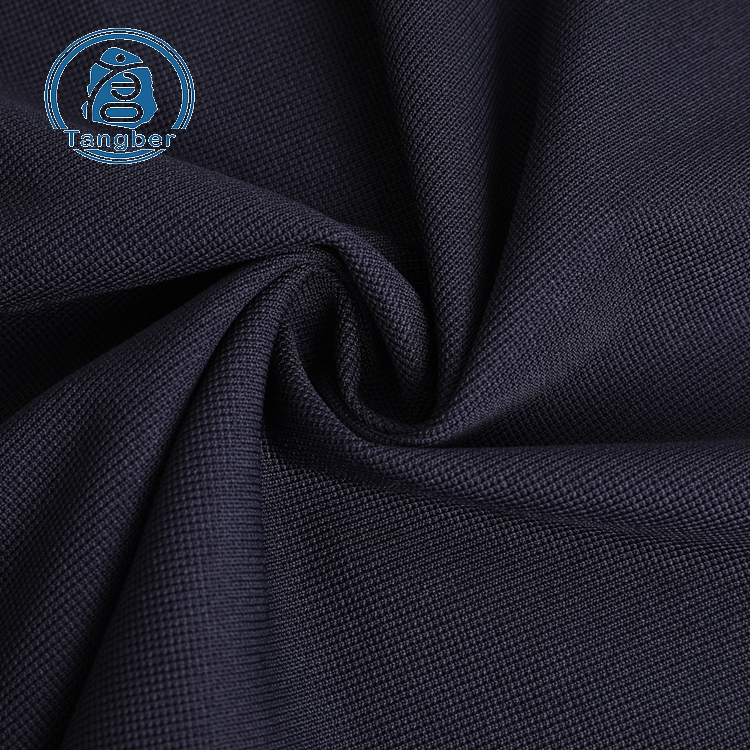 High QualityChina factory knitting ottoman Poly Spun 95% Polyester 5% Spandex Fabric for cloth