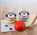 Aneka warna Stainless Steel Bowl Set Anti-besi Dan Anti-jatuh