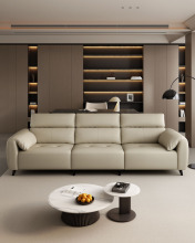 Hotel Office Leather Electric Recliner Sofa Set