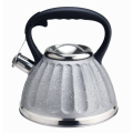 Grey marble coating stovetop teapot kettle