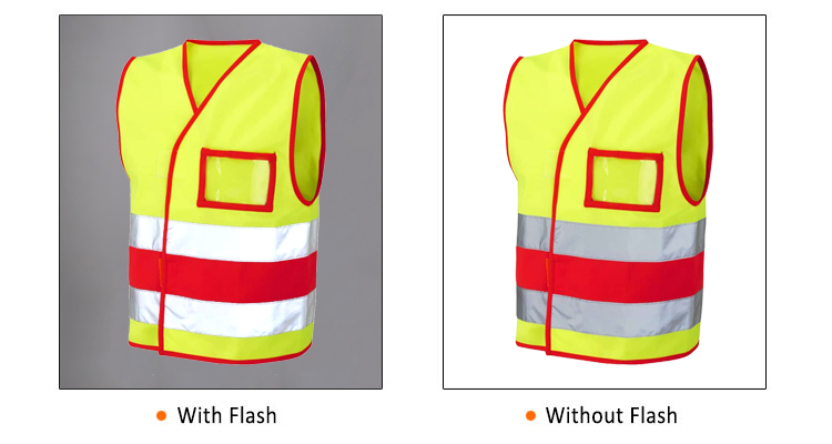 Hi vis security reflective safety vests customised vest short