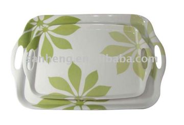 handle melamine tray