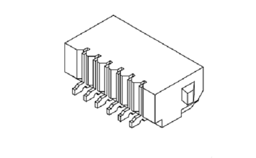 1,00mm Pitch 90 ° μονής σειράς Wafer-SMT AW1002RC-S-XP