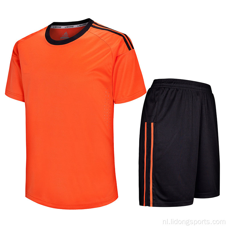 Nieuwe mode mesh mannen voetbal shirts voetbal jersey
