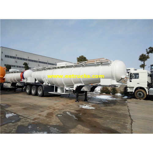 20m3 98% Sulfuric axit đường xe tăng Trailers