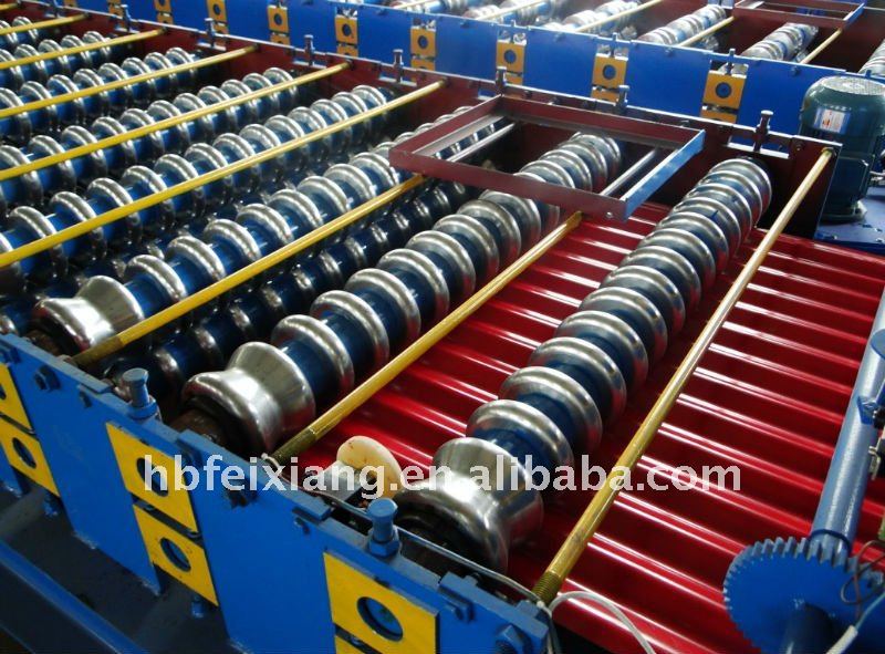 FX silo corrugated metal panel tile roll making machine