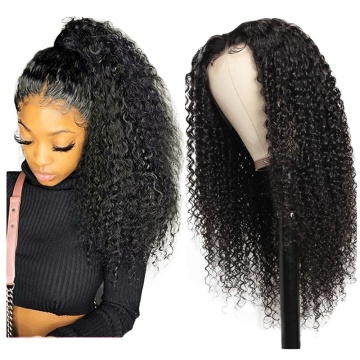 Wholesale Kinky Curly Human Hair Wigs For Black Women,,Kinky Curly Full Lace Wig With Baby Hair,Virgin Kinky Curly Full Lace Wig