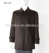 Men cashmere coat, brown cashmere coat, pure cashmere coat SFC-547