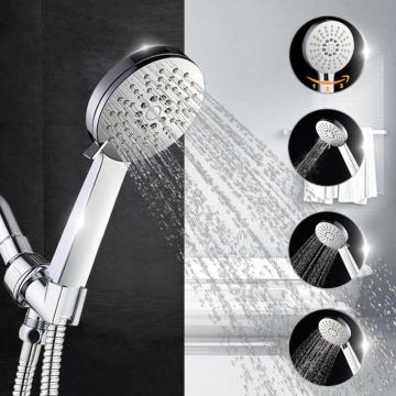 Casa de banho alemã europeia com economia de água ABS chuveiro de mão com massagem de cabeça e chuveiro de mão