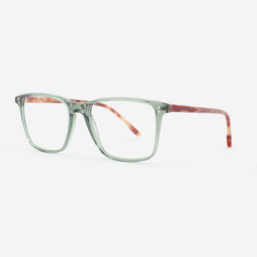 Super thin Square Acetate Male's Optical Frames