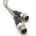 A-Coding 5Pin male M12 Sensor Connector shielded Cable
