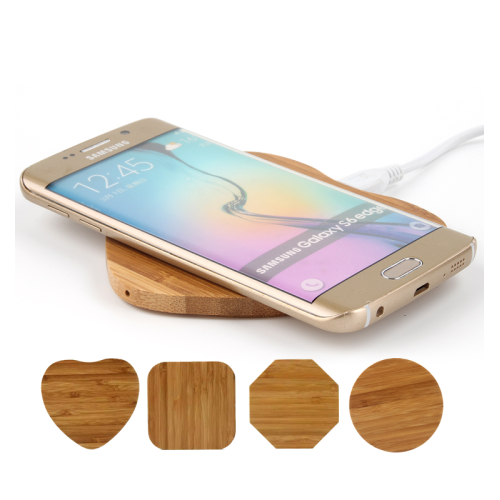 5W Bambus Holz Fast Wireless Charger Pad