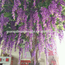 SJ012820 Decorative fabic flower garland Wisteria silk flower