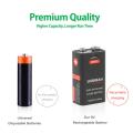 Rechargeable li-ion 9V USB battery 1000mah