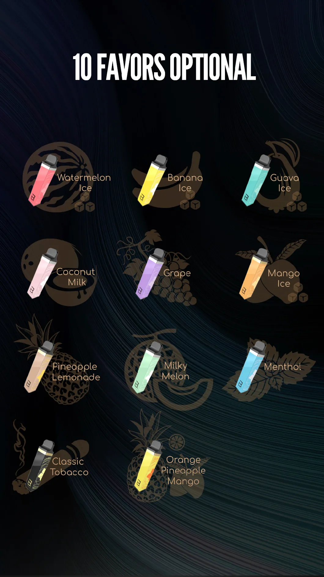 OEM Disposable Vape 6ml 2500 Puffs Cig Custom Logo Vaporizer