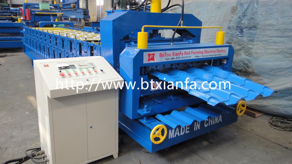 Roof Material Steel Tile Sheet Rolling Machine