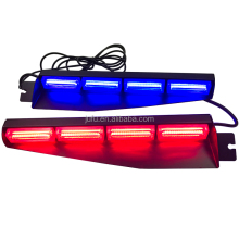 12V LED Red, Blue, Amber Strobe Light Visor for Car