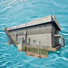 Outdoor River Water Purification and Filtration Plant