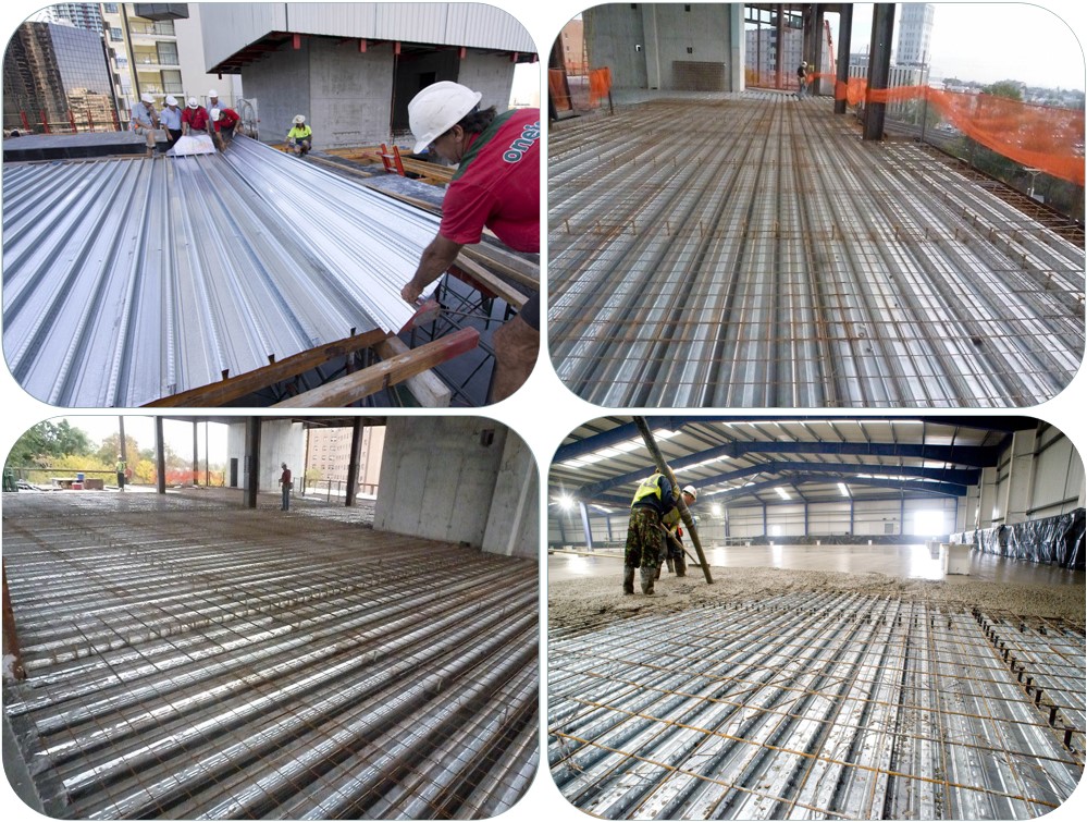 Galvanized Wide Rib B Deck Making Machine