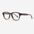 Polygon thick and powerful Acetate Unisex Optical Frames 23A3097