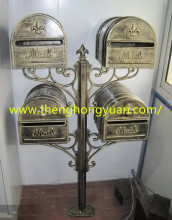 factory selling cast iron aluminum mailbox, metal mailbox