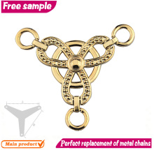 Gold Cross pattern TPU sandal lace chain