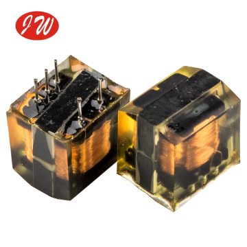 Resin potting high-voltage packet pulse transformer
