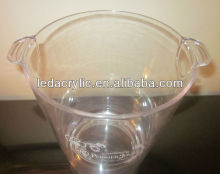 Perrier Jouet Champagne Clear AcryliIc signed Ice Bucket Cooler Chiller
