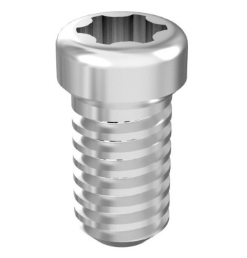 Implanted titanium alloy screw for surgical and dental