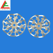 Metal teller rosette rings packing washing tower