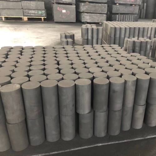 Extruded Vibrated Round Isostatic Graphite Block