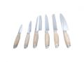 6 PCS Many Set de cuchillo de cocina de madera