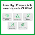 Superior anti-wear hydraulic circulation lubricants HM68