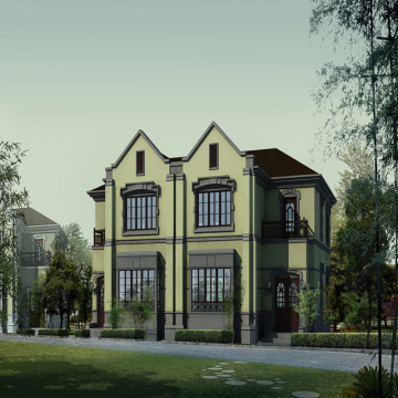 Timber Frame with Steel Roof Truss