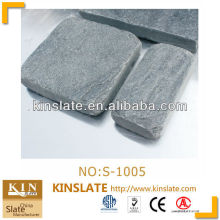 Kinslate Own Quarry and Factory Natural Stone Black Slate Decorative Garden Stepping Stones