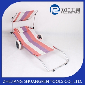 outdoor sun lounger with canopy