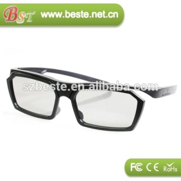 plastic circular polarized film 3d glasses, 3d gaming glasses