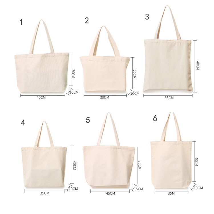 Wholesale Cheap Price Printing logo Canvas tote Bags Reusable Eco-Friendly cotton hand shopping Bag with Handle