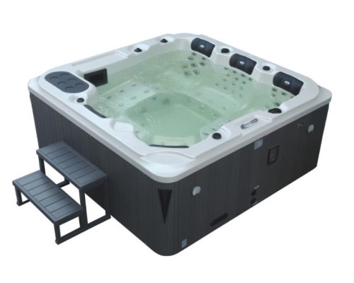 Whirlpool And Air Bath Tub Backyard hottub built in jacuzzi outdoor